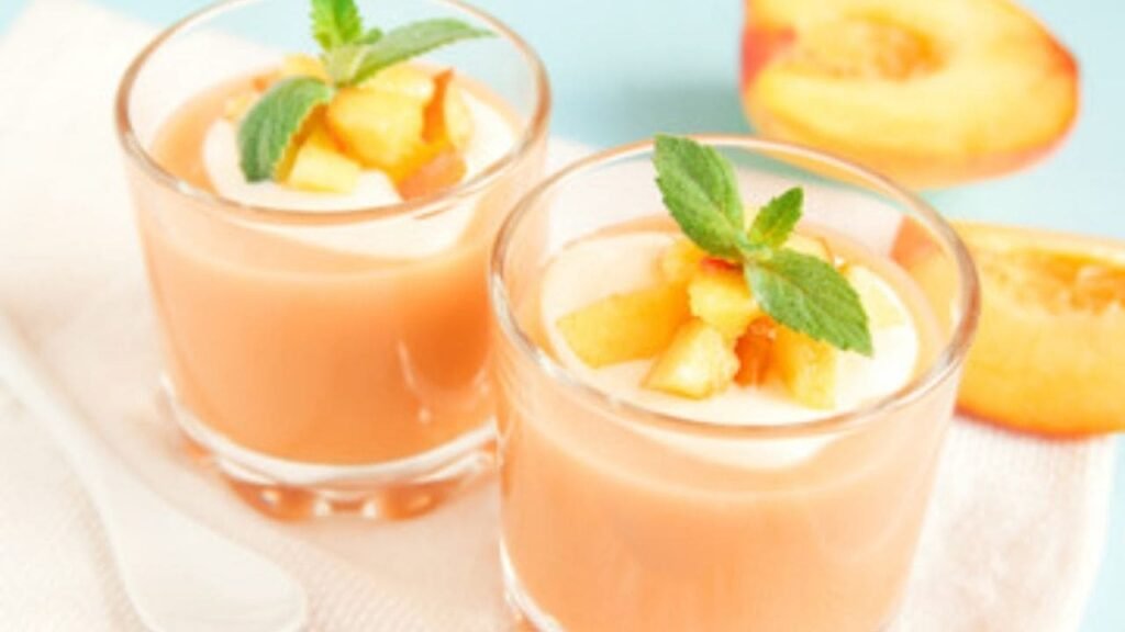 Cómo hacer mousse de durazno sin azúcar